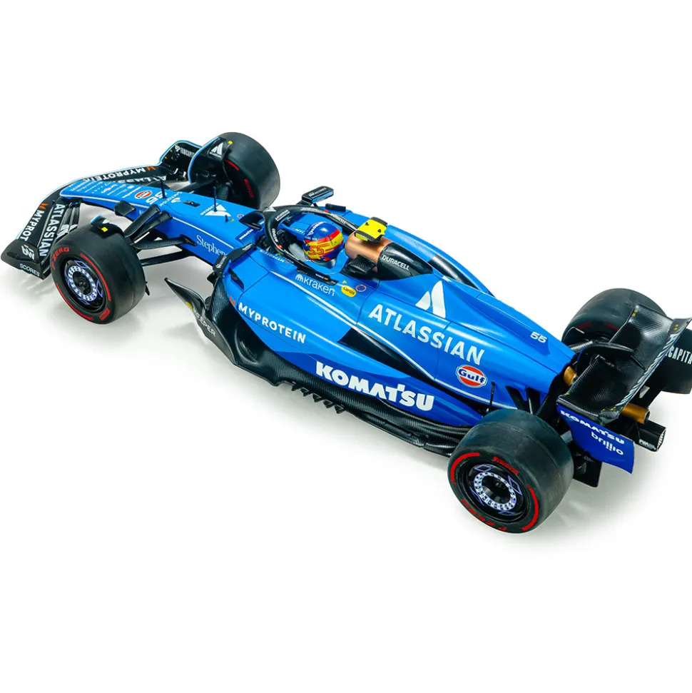2025 F1 Williams FW47 Blue C.Sainz #55 - GP Australia 1:18 Scale Diecast Model Car by Solido