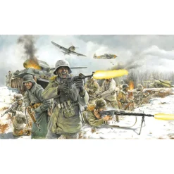 German Infantry - Winter Unif. (WWII) 1/72 Figures 1:72 Scale Plastic Model Kit by Italeri