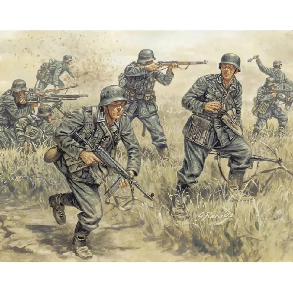 German Infantry (WWII) 1/72 Figures 1:72 Scale Plastic Model Kit by Italeri