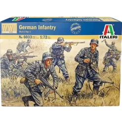 German Infantry (WWII) 1/72 Figures 1:72 Scale Plastic Model Kit by Italeri