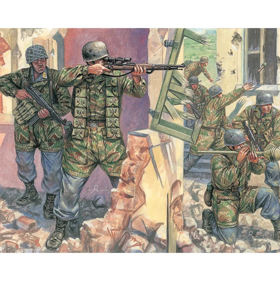 German Paratroopers (WWII) 1/72 Plastic Figures 1:72 Scale Plastic by Italeri