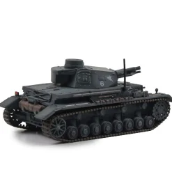 German Sd. Kfz. 161 PzKpfw IV Ausf. E Medium Tank - Gray 1:72 Scale Diecast Model by Panzerkampf