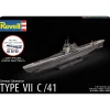 German Submarine Type VII C/41 Complete Model Kit 1:350 Scale Plastic Model Kit by Revell