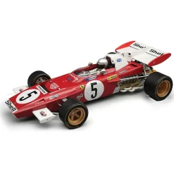 1971 Germany GP - Ferrari 312 B2 F1 Mario Andretti # 5 1:18 Scale Cast Resin Model Car by Tecnomodel