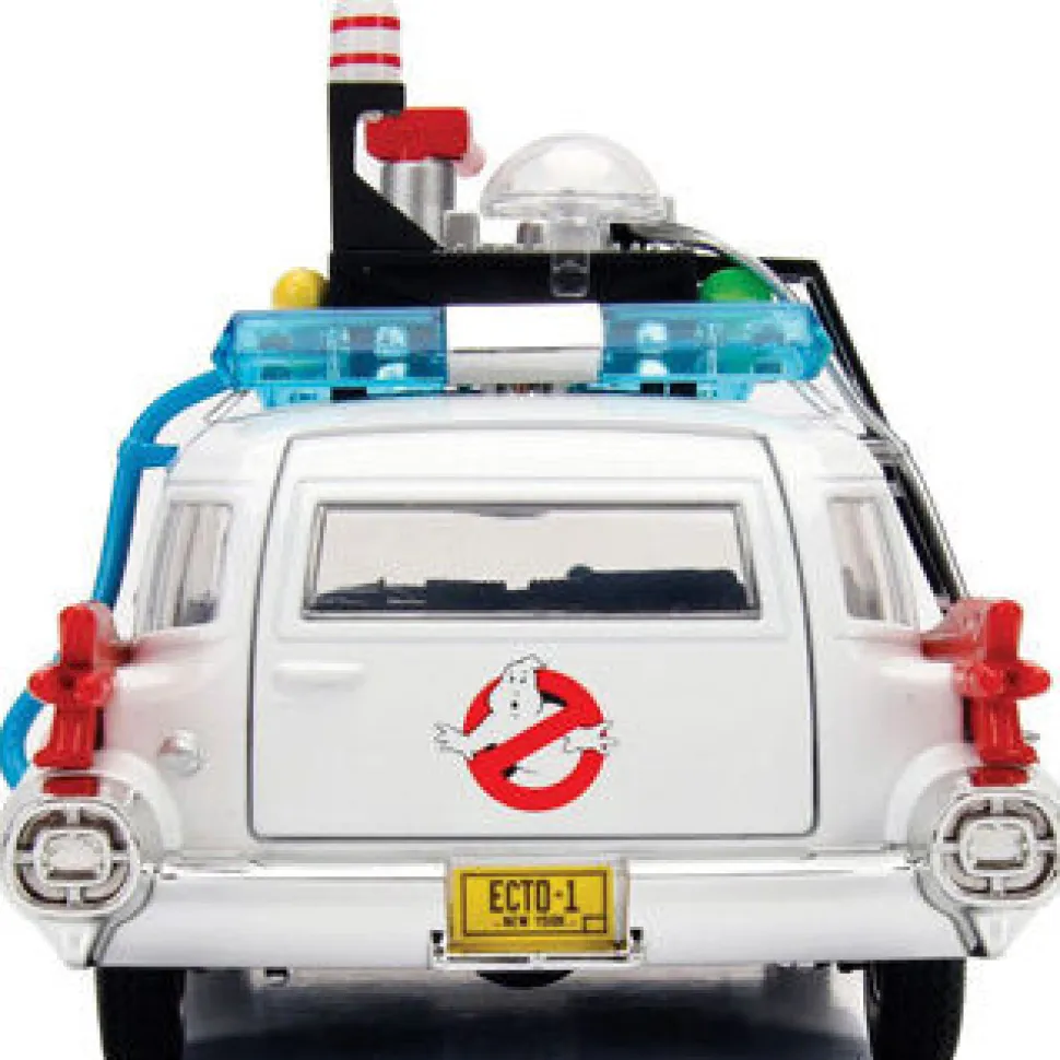 1959 Ghostbusters Ecto-1 Cadillac 1:24 Scale Diecast Model by Jada Toys