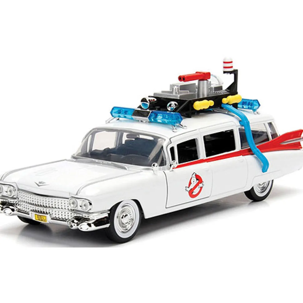 1959 Ghostbusters Ecto-1 Cadillac 1:24 Scale Diecast Model by Jada Toys