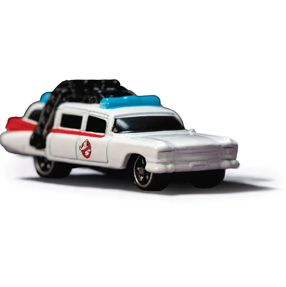 Ghostbusters Stay Puft Marshmallow Man & ECTO-1 - Nano Rides Diecast Model Car by Jada Toys