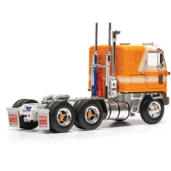 1970 GMC Astro 95 - Orange And White 1:64 Scale Diecast Model Truck by IXO Models