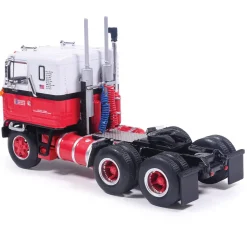 GMC Astro 95 - Red And White 1:64 Scale Diecast Model Truck by IXO Models