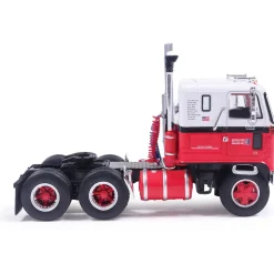 GMC Astro 95 - Red And White 1:64 Scale Diecast Model Truck by IXO Models