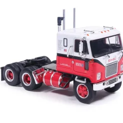GMC Astro 95 - Red And White 1:64 Scale Diecast Model Truck by IXO Models