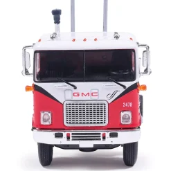 GMC Astro 95 - Red And White 1:64 Scale Diecast Model Truck by IXO Models