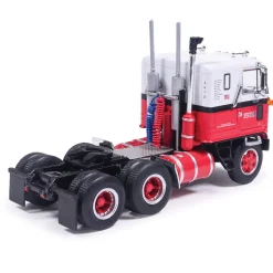 GMC Astro 95 - Red And White 1:64 Scale Diecast Model Truck by IXO Models