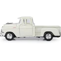 1957 GMC Blue Chip Pickup - Cream 1:24 Scale Diecast Model Truck by Motormax