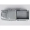 1957 GMC Blue Chip Pickup - Gray 1:24 Scale Diecast Model Truck by Motormax