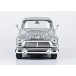 1957 GMC Blue Chip Pickup - Gray 1:24 Scale Diecast Model Truck by Motormax
