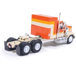 1980 GMC General - Orange And Yellow 1:64 Scale Diecast Model Truck by IXO Models