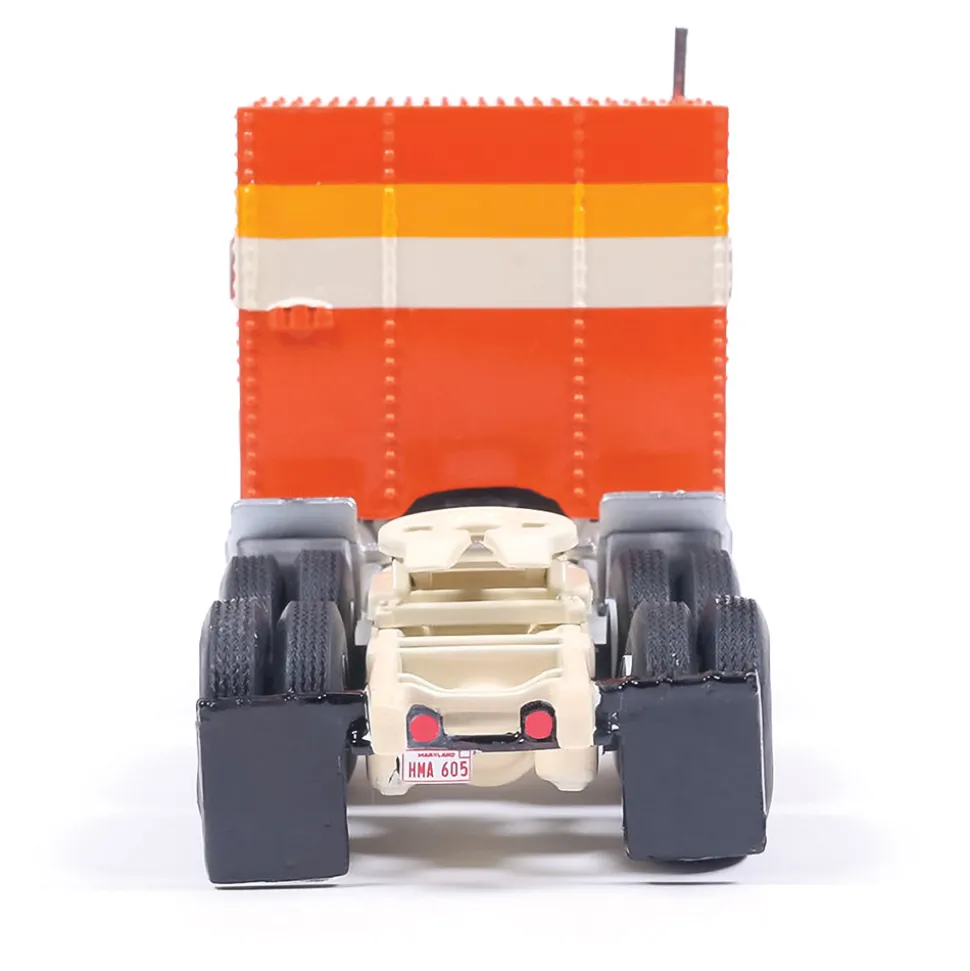 1980 GMC General - Orange And Yellow 1:64 Scale Diecast Model Truck by IXO Models