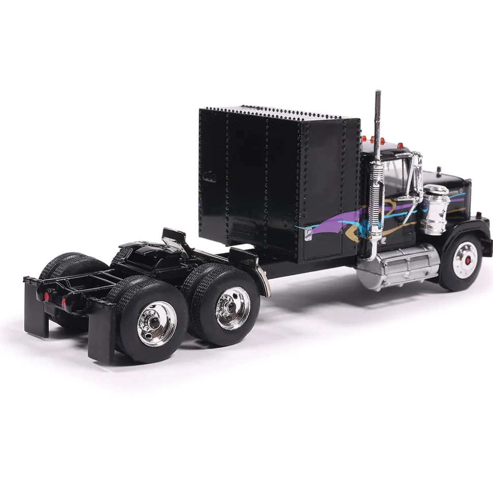 1980 GMC General With Black Trailer 1:64 Scale Diecast Model Truck by IXO Models