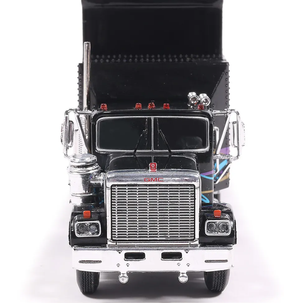 1980 GMC General With Black Trailer 1:64 Scale Diecast Model Truck by IXO Models