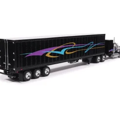 1980 GMC General With Black Trailer 1:64 Scale Diecast Model Truck by IXO Models