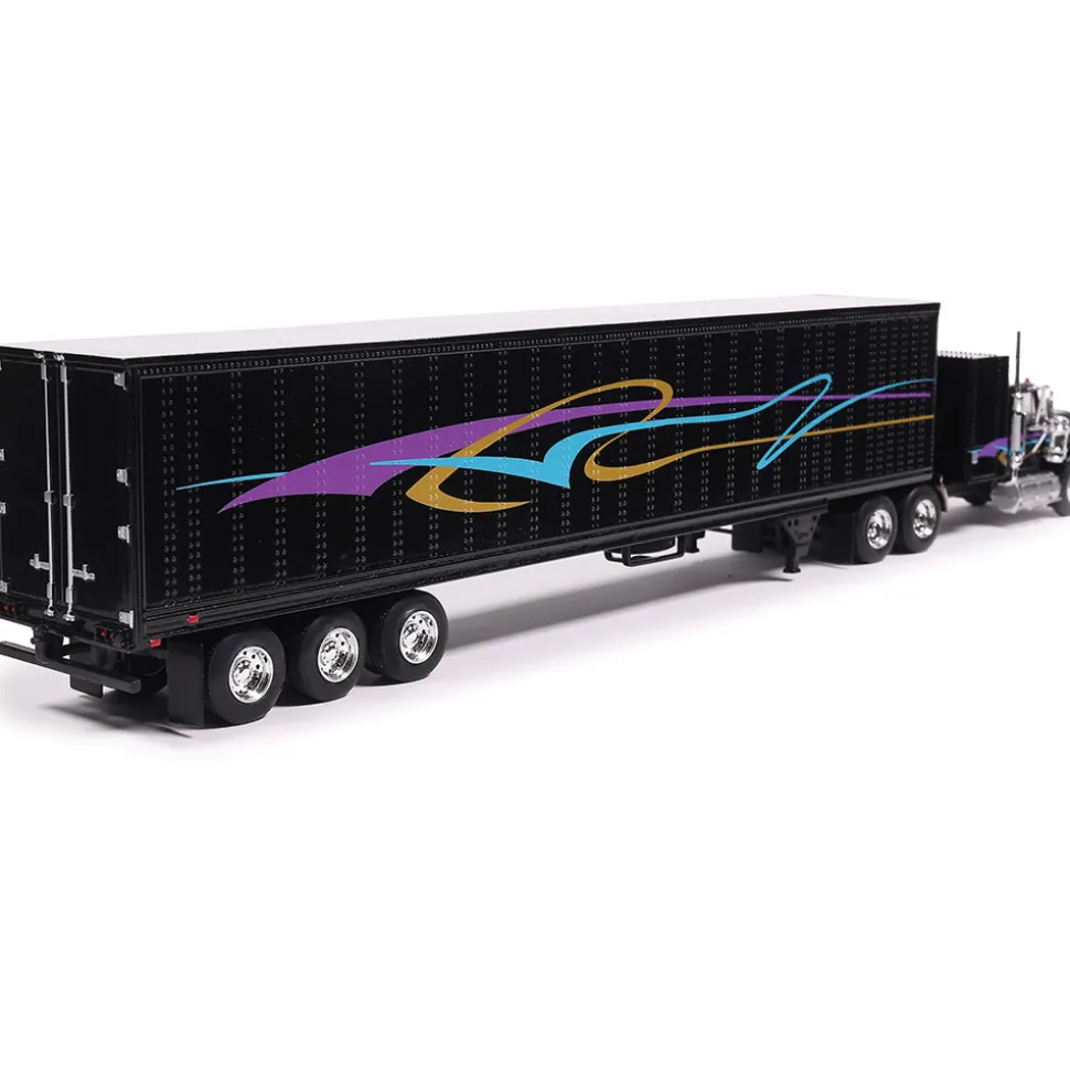 1980 GMC General With Black Trailer 1:64 Scale Diecast Model Truck by IXO Models