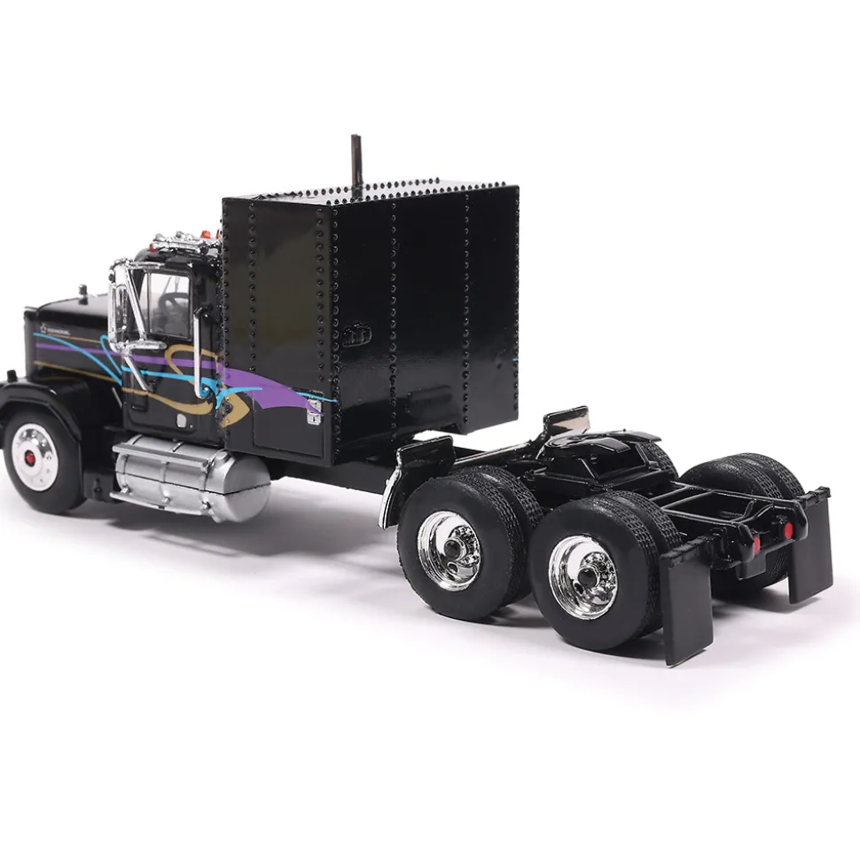 1980 GMC General With Black Trailer 1:64 Scale Diecast Model Truck by IXO Models