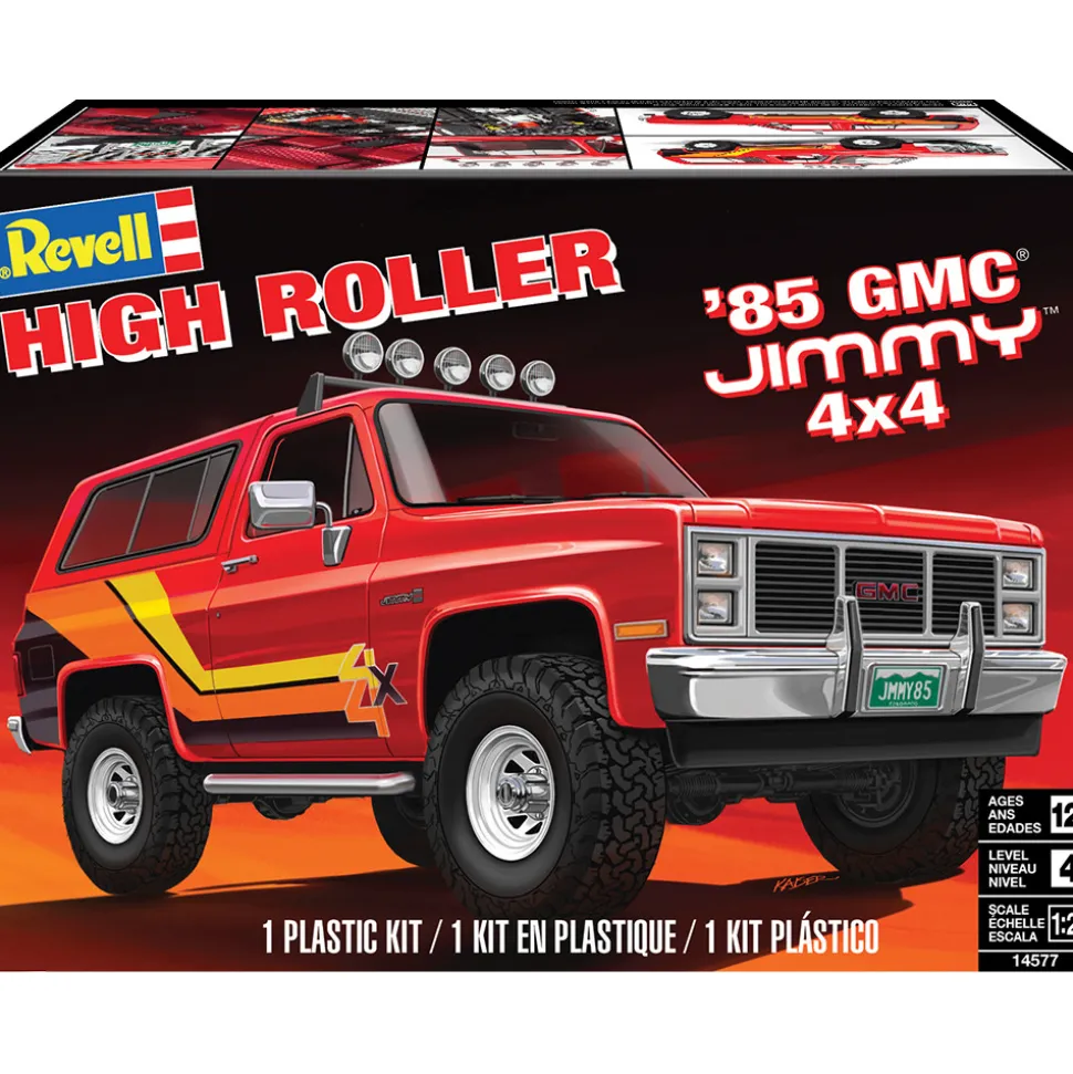 1985 GMC Jimmy 4X4 High Roller - Plastic Model Kit 1:25 Scale Model Kit by Revell