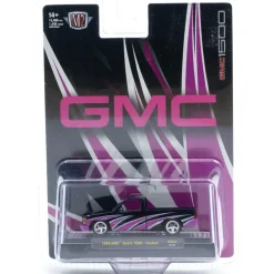 1989 GMC Sierra 1500 - Custom Black 1:64 Scale Diecast Model Truck by M2 Machines