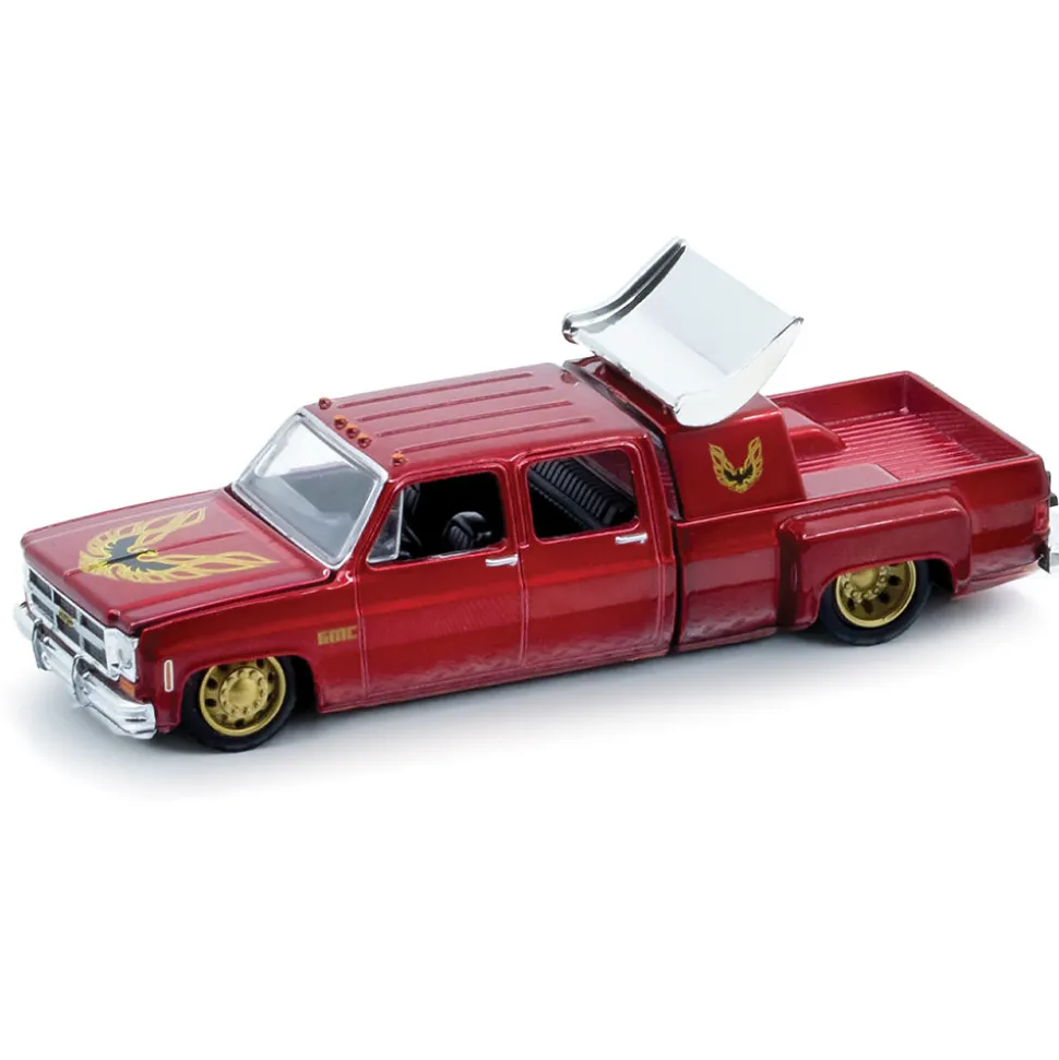 1977 GMC Sierra 3500 - Custom & 1977 Pontiac Firebird Trans Am Diecast Collection 1:64 Scale Diecast Model Truck by M2 Machines