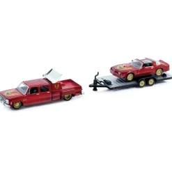 1977 GMC Sierra 3500 - Custom & 1977 Pontiac Firebird Trans Am Diecast Collection 1:64 Scale Diecast Model Truck by M2 Machines