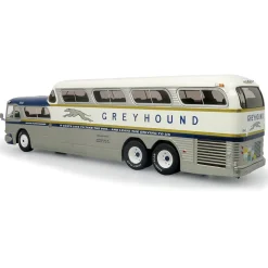 GM PD-4501 Scenicruiser Coach: Greyhound Bus Lines - 50th Anniversary 1:43 Scale Diecast Model Truck by Iconic Replicas