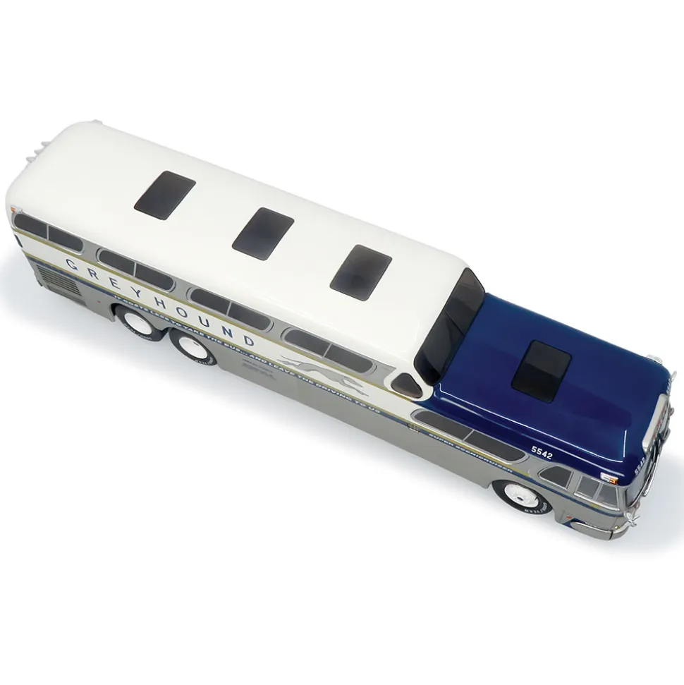 GM PD-4501 Scenicruiser Coach: Greyhound Bus Lines - 50th Anniversary 1:43 Scale Diecast Model Truck by Iconic Replicas