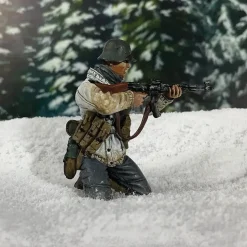 Grenadier in Parka Kneeling Firing StG 44 1/30 Figure William Britain (25114) 1:30 Scale Metal by William Britain