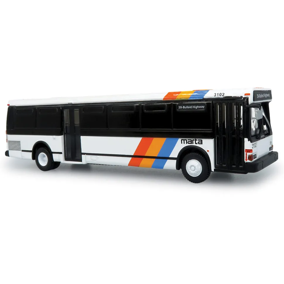 1980 Grumman 870 Transit Bus: MARTA Atlanta 1:87 Scale Diecast Model Truck by Iconic Replicas