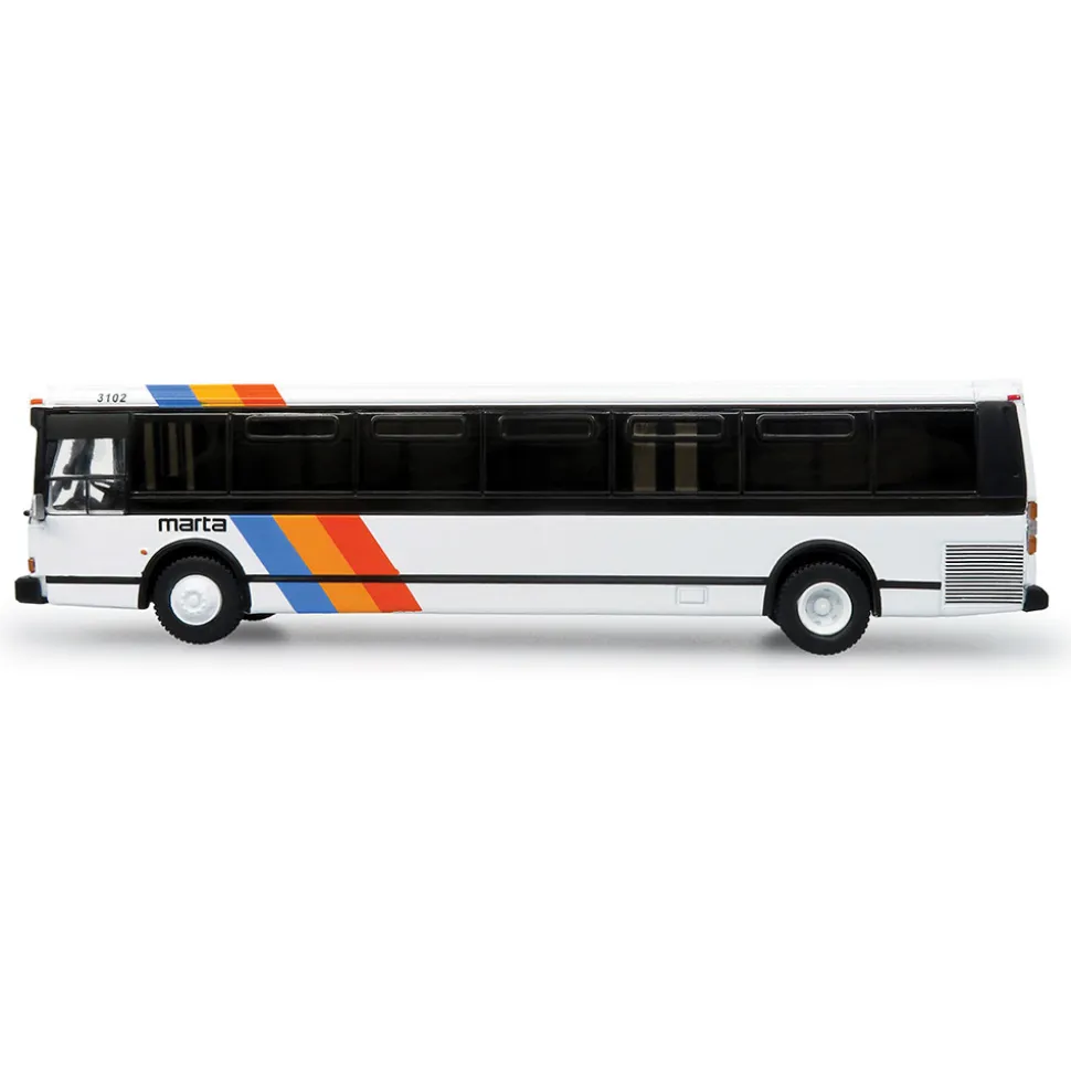 1980 Grumman 870 Transit Bus: MARTA Atlanta 1:87 Scale Diecast Model Truck by Iconic Replicas