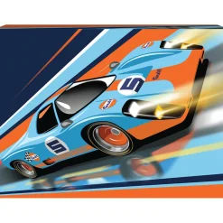 Gulf Racing Inpostore Collector Tin 1:25 Scale Plastic Model Kit by MPC Models