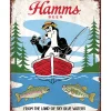 Hamms Fishing Metal Sign 2949 Tin by Desperate Enterprises