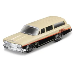 1962 Harley-Davidson Chevy Biscayne Wagon 1:64 Scale Diecast Model Car by Maisto
