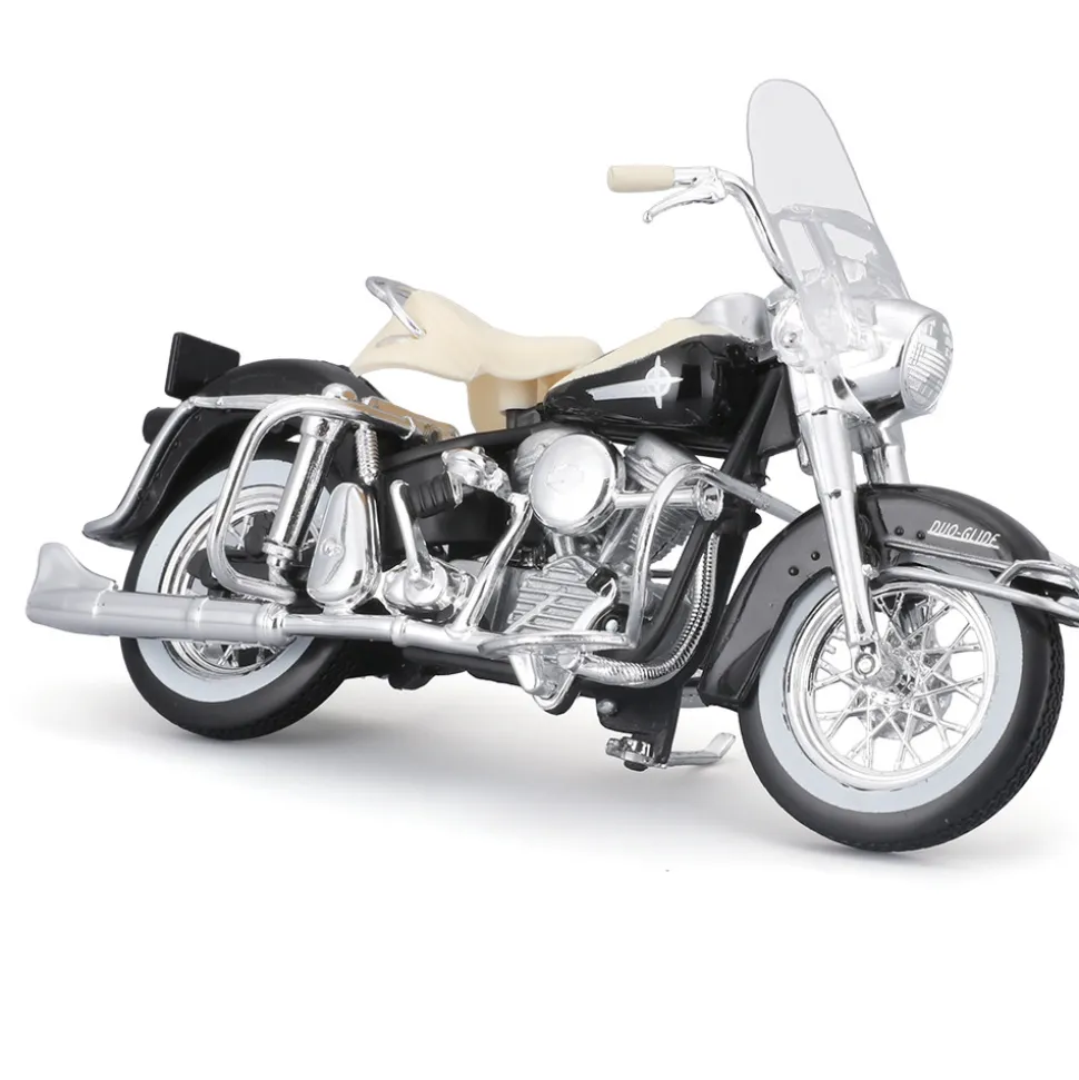 Harley-Davidson Duo 1968 Electra Glide + 1962 Duo Glide 1:18 Scale Diecast Model Motorcycle by Maisto