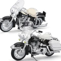Harley-Davidson Duo 1968 Electra Glide + 1962 Duo Glide 1:18 Scale Diecast Model Motorcycle by Maisto
