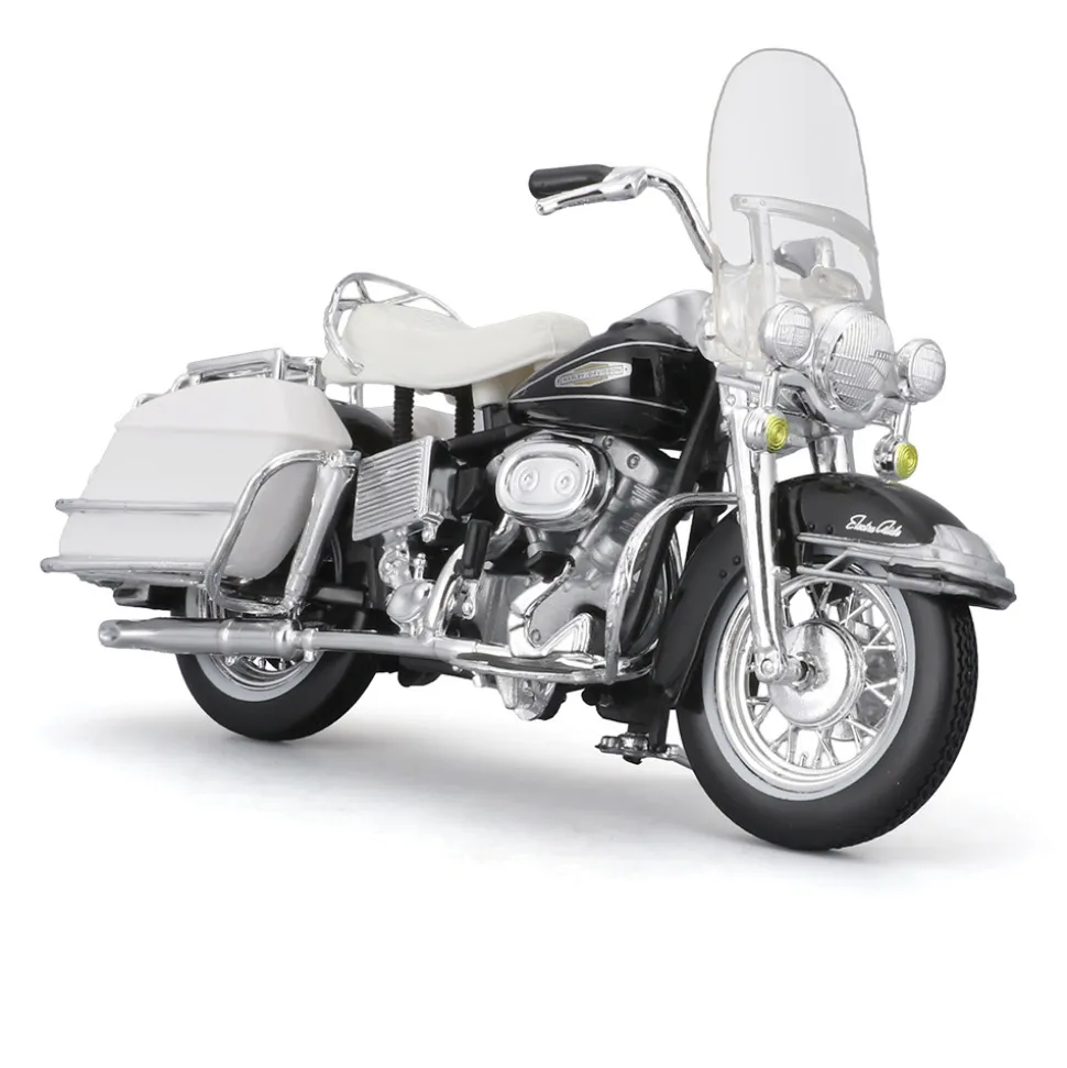 Harley-Davidson Duo 1968 Electra Glide + 1962 Duo Glide 1:18 Scale Diecast Model Motorcycle by Maisto