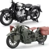 Harley-Davidson Duo 1942 Flat Head + 1948 Panhead 1:18 Scale Diecast Model Motorcycle by Maisto
