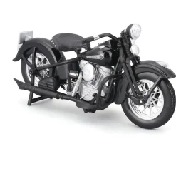 Harley-Davidson Duo 1942 Flat Head + 1948 Panhead 1:18 Scale Diecast Model Motorcycle by Maisto