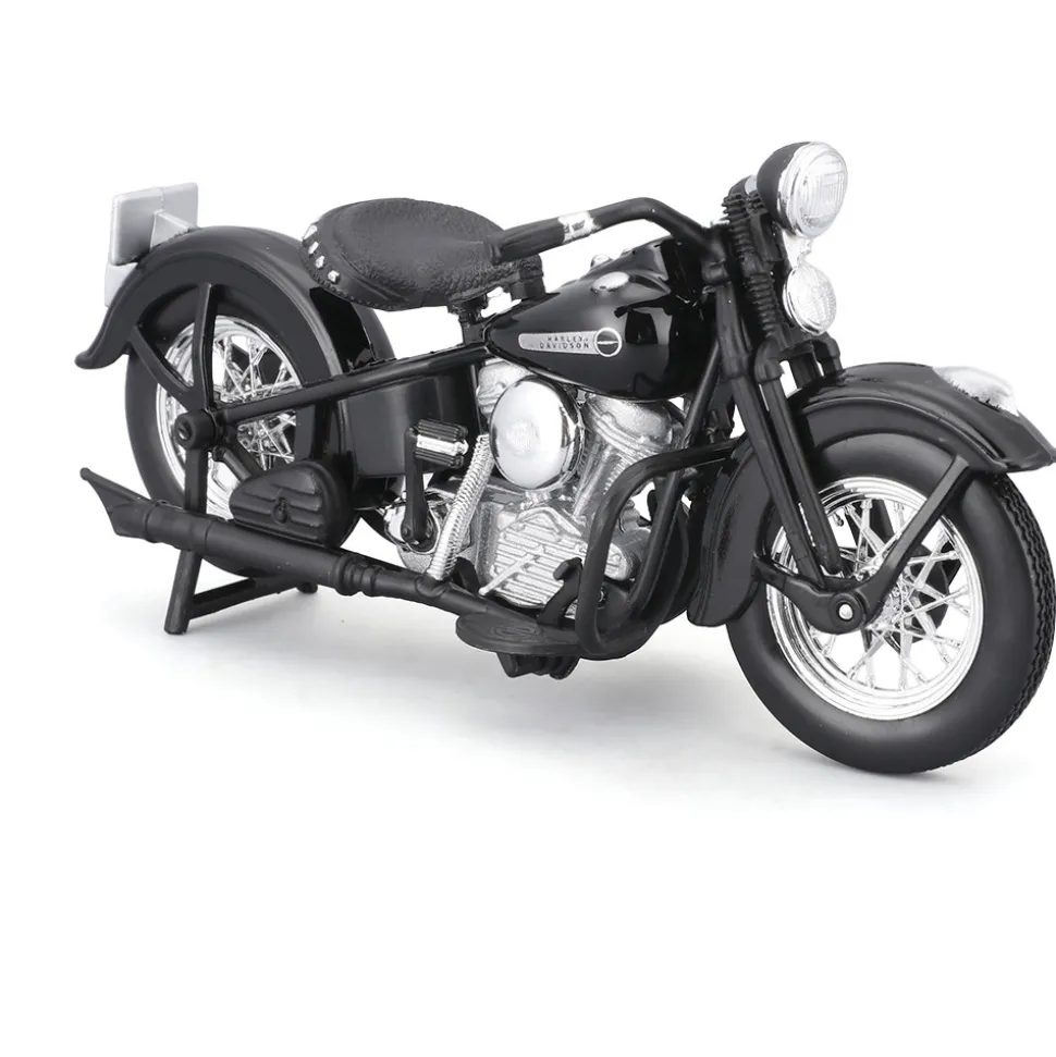 Harley-Davidson Duo 1942 Flat Head + 1948 Panhead 1:18 Scale Diecast Model Motorcycle by Maisto