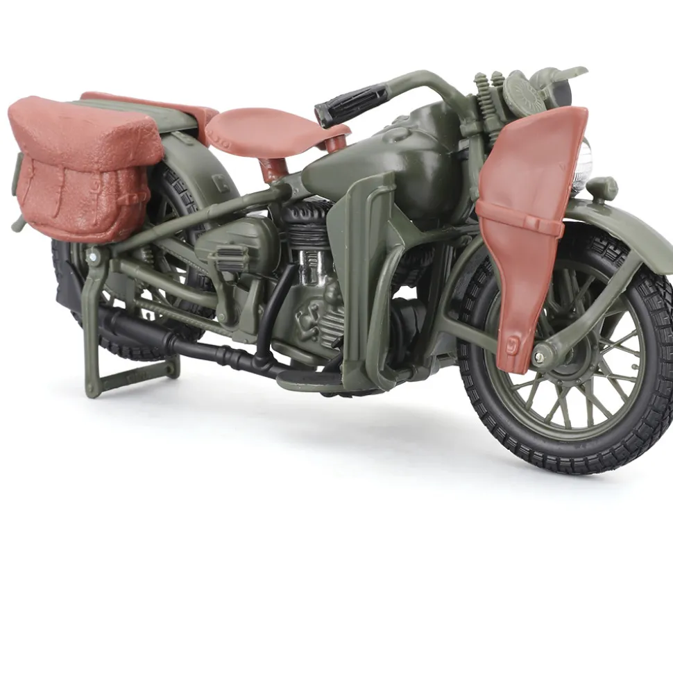 Harley-Davidson Duo 1942 Flat Head + 1948 Panhead 1:18 Scale Diecast Model Motorcycle by Maisto