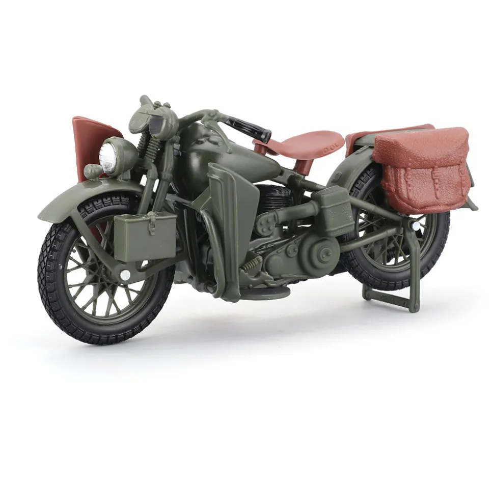 Harley-Davidson Duo 1942 Flat Head + 1948 Panhead 1:18 Scale Diecast Model Motorcycle by Maisto