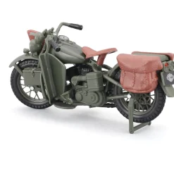 Harley-Davidson Duo 1942 Flat Head + 1948 Panhead 1:18 Scale Diecast Model Motorcycle by Maisto