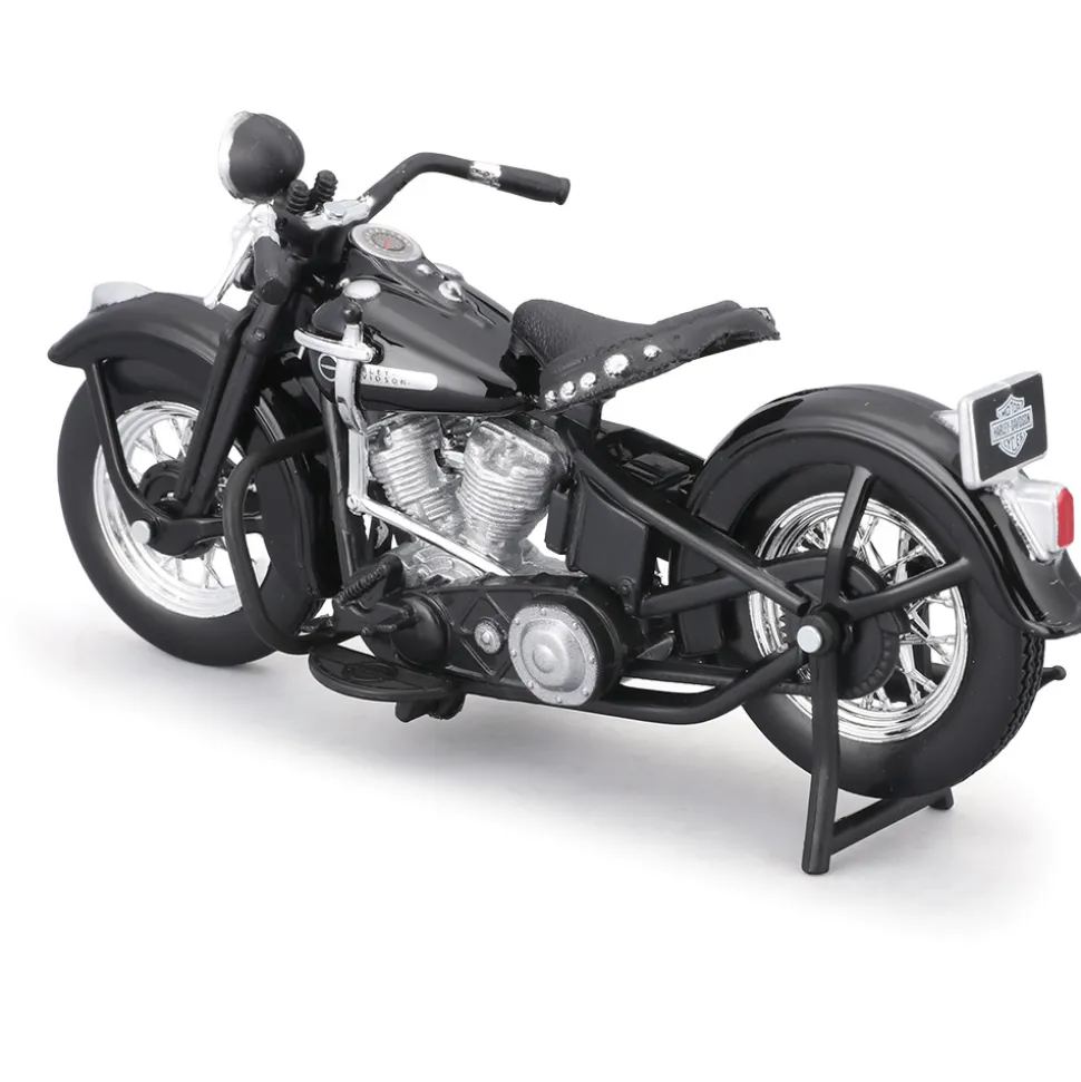 Harley-Davidson Duo 1942 Flat Head + 1948 Panhead 1:18 Scale Diecast Model Motorcycle by Maisto