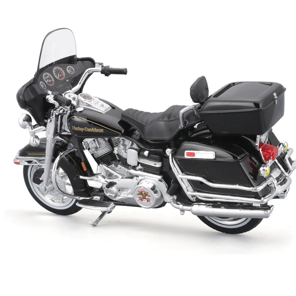 Harley-Davidson Duo 1977 FXS Low Rider + 1978 Electra Glide 1:18 Scale Diecast Model Motorcycle by Maisto